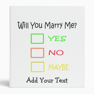 Will You Marry Me by Shirley Taylor Binder