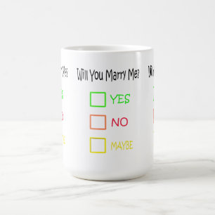 Will You Marry Me by Shirley Taylor Coffee Mug