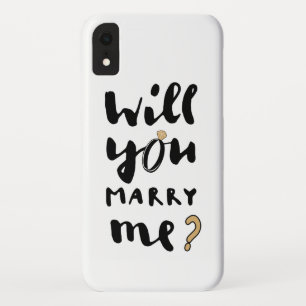 Will you marry me iPhone XR case