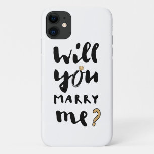 Will you marry me iPhone 11 case