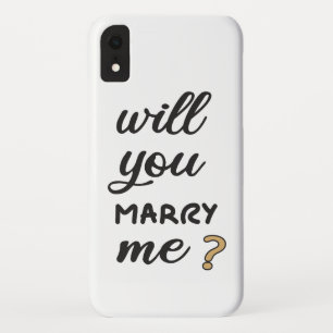 Will you marry me? iPhone XR case