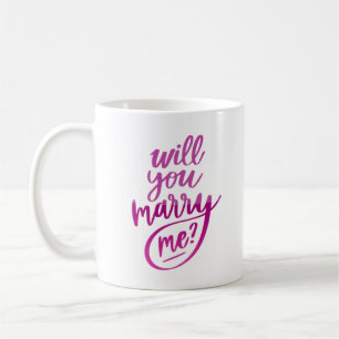 will you marry me coffee mug