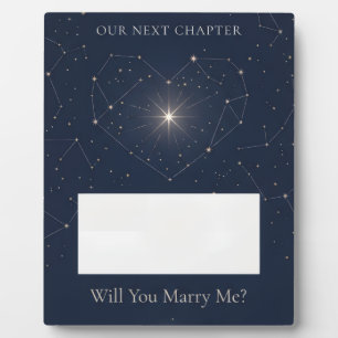 Will You Marry Me Constellation Marriage Proposal Plaque