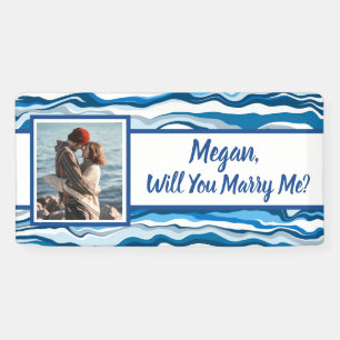 Will you Marry Me Custom Name Proposal Banner