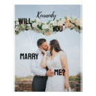 Will You Marry Me Custom Photo & Name Personalized