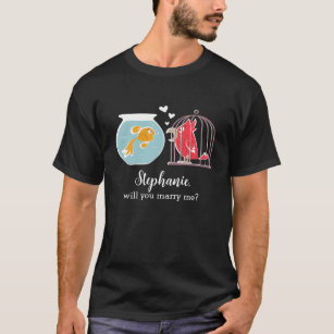 Will You Marry Me T Shirts Shirt Designs Zazzle CA