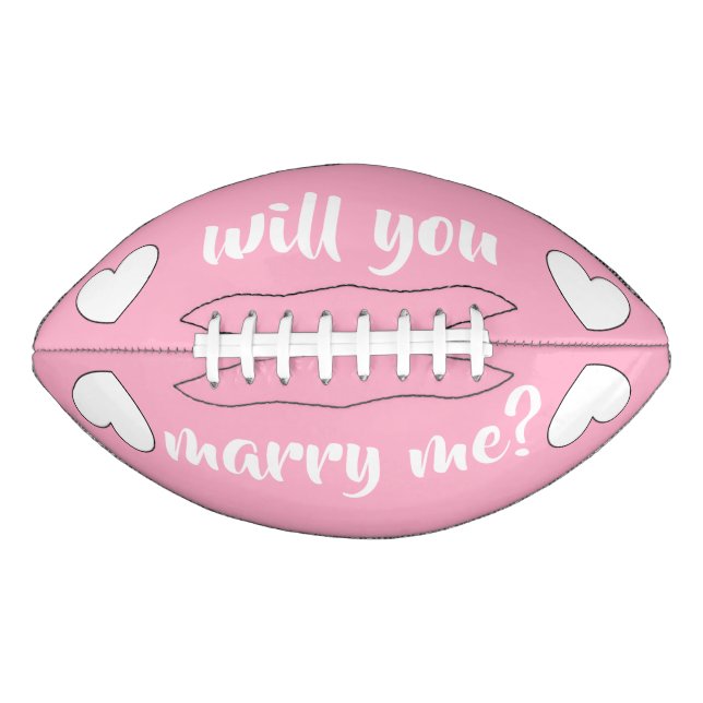 Will you marry me? football by dalDesignNZ (Front)