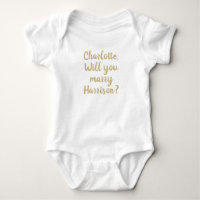 Will You Marry Me gold custom marriage proposal 