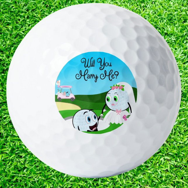 Will You Marry Me Golf Balls (Creator Uploaded)
