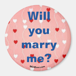 Will you marry me? Magnet