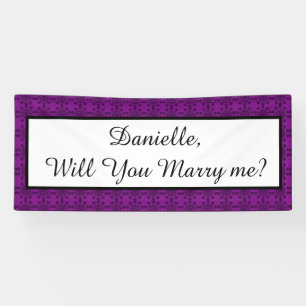 Will You Marry Me, Marriage Proposal Ban Banner