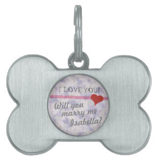 Will You Marry Me? Marriage Proposal Dog Tag