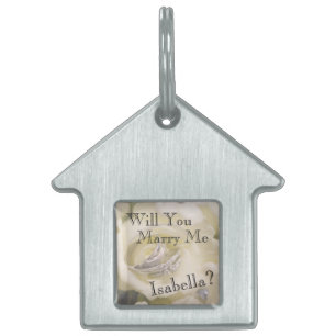 Will You Marry Me? Marriage Proposal Dog Tag