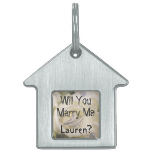 Will You Marry Me? Marriage Proposal Dog Tag