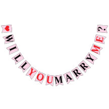 WILL YOU MARRY ME? MARRIAGE PROPOSAL - Pink Colour