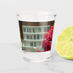Will You Marry Me? Marriage Proposal Shot Glass