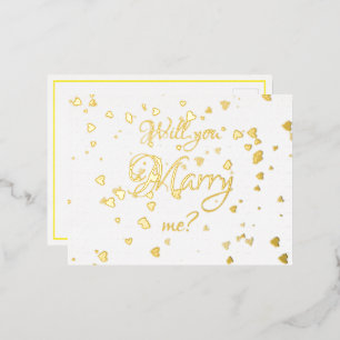 Will you marry me postcard Invitation