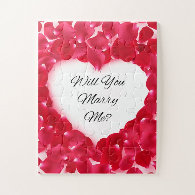 Will You Marry Me Proposal  Jigsaw Puzzle (Vertical)