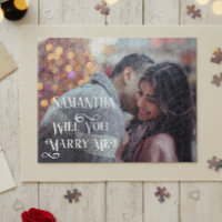 Will You Marry Me Proposal Personalize Photo
