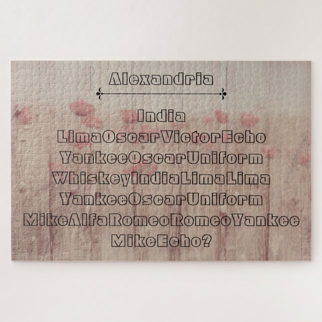 Will You "Marry Me" Puzzle Within a Puzzle (Horizontal)