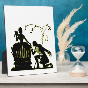 "Will you Marry me?" Silhouette Plaque