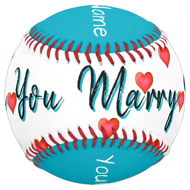 Will You Marry Me Softball HAMbWG (Front)