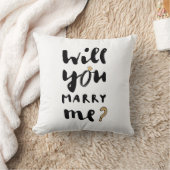 Will you marry me throw pillow (Blanket)