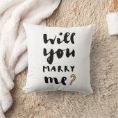 Will you marry me throw pillow (Blanket)