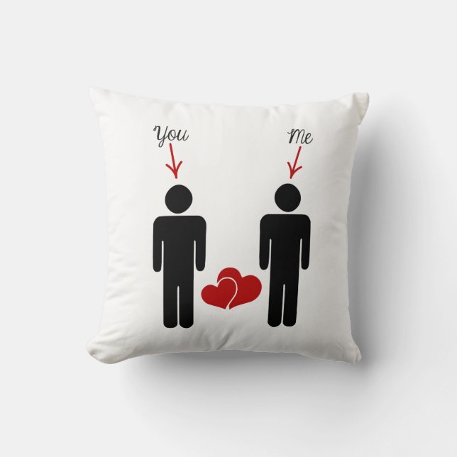 Will You Marry Me? Throw Pillow (Front)