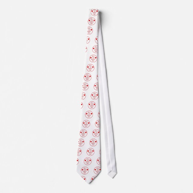 Will You Marry Me Tie (Front)