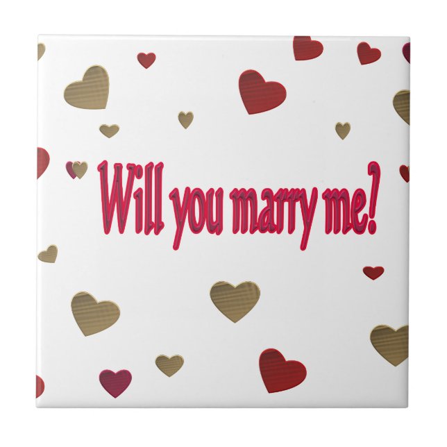 Will you marry me? tile (Front)