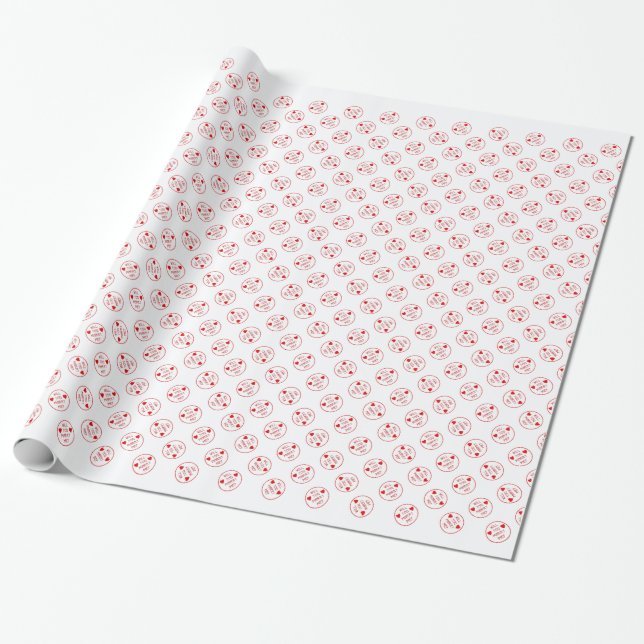 Will You Marry Me Wrapping Paper (Unrolled)