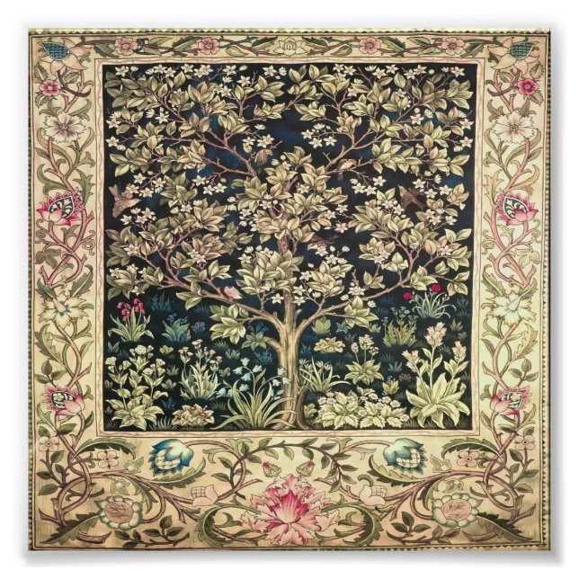 Willam Morris beautiful designs and creations,Vint Photo Print (Front)