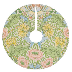 Willam Morris Myrtle Garden Floral Classic Brushed Polyester Tree Skirt