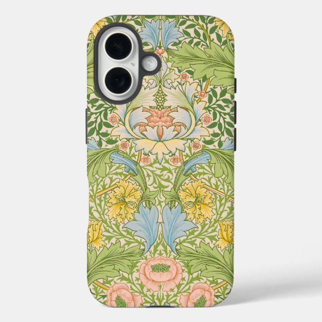 Willam Morris Myrtle Garden Floral Classic Case-Mate iPhone Case (Back)