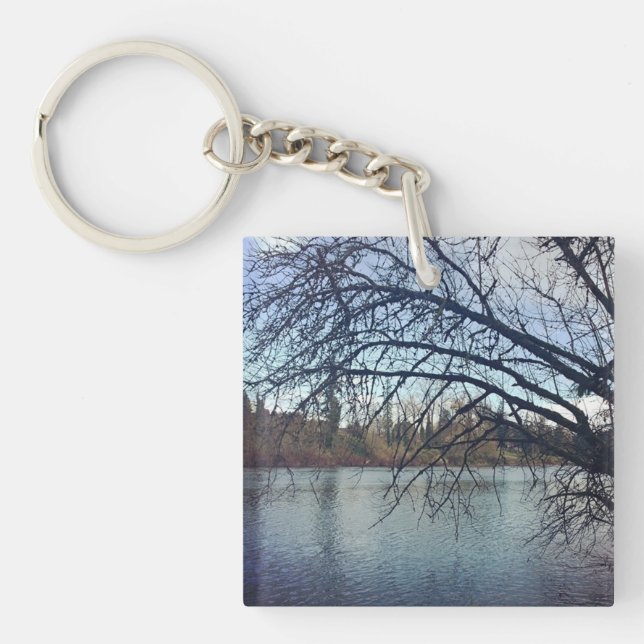 Willamette River, OR Keychain (Front)
