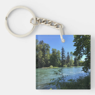 Willamette River, Oregon Keychain