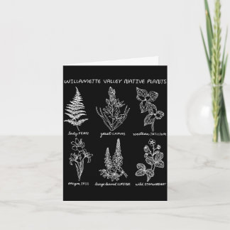 Willamette valley native plants  card