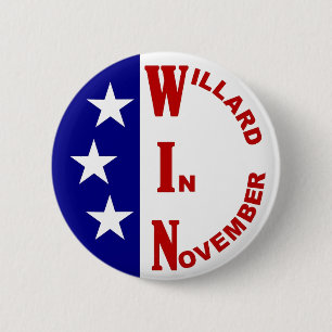 Willard In November with stars 2 Inch Round Button