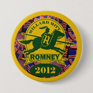 Willard Mitt Romney 2012 3 Inch Round Button