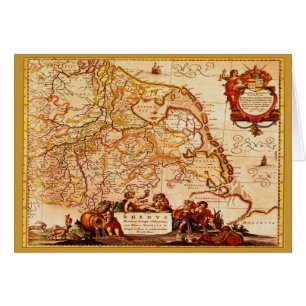 Willem Janszoon Blaeu Old German Map Collection