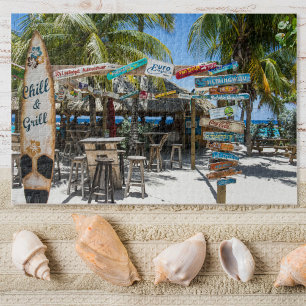 Willemstad Beach Chill & Grill Beach Bar Cafe Jigsaw Puzzle