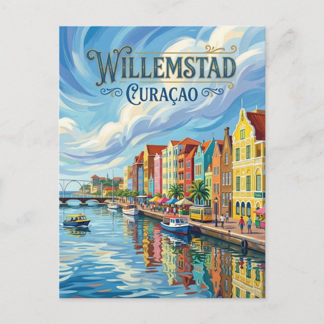 Willemstad Curaçao Postcard (Front)