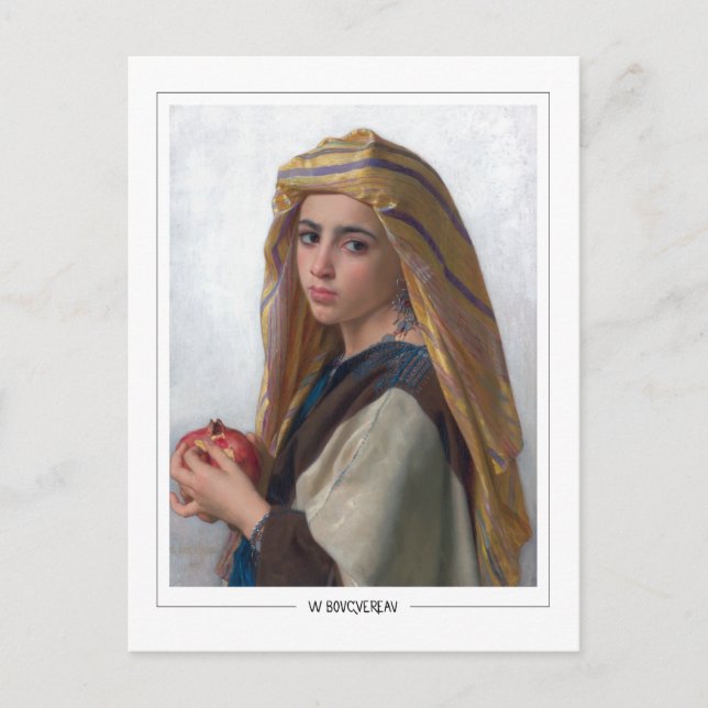 William-Adolphe Bouguereau #168 - Fine Art Postcard (Front)
