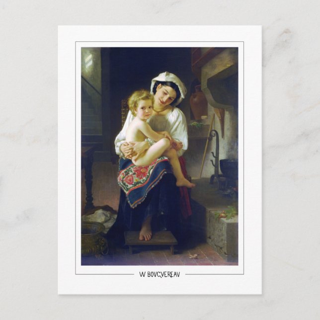 William-Adolphe Bouguereau #21 - Fine Art Postcard (Front)
