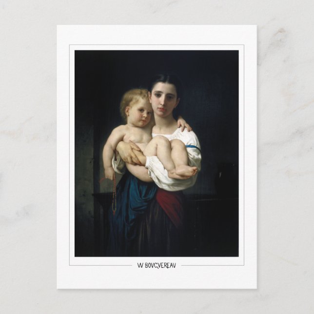 William-Adolphe Bouguereau #6 - Fine Art Postcard (Front)