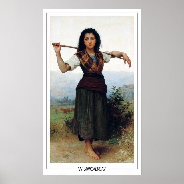 William-Adolphe Bouguereau Affiche d'art Zedign #7 (Devant)