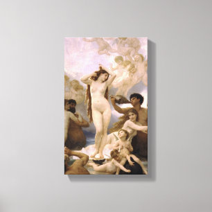William-Adolphe Bouguereau - The Birth of Venus Canvas Print