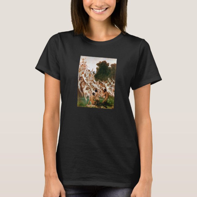 William Adolphe Bouguereau  The Oreads 2  For Arti T-Shirt (Front)