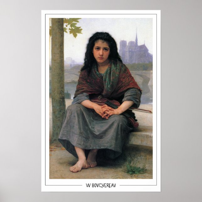 William-Adolphe Bouguereau Zedign Affiche d'art #1 (Devant)